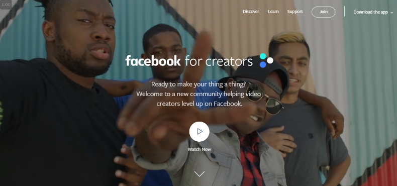 Facebook for Creators - portal 