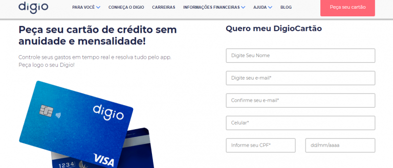 Digio cartão de crédito
