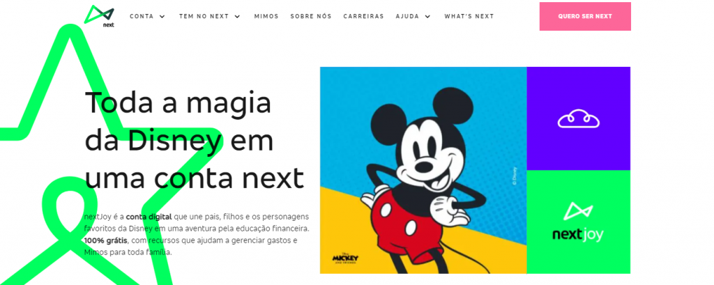 banco digital para abrir conta para menor de 18