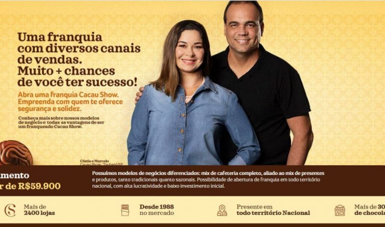 como abrir uma franquia da cacau show - Foto Principal