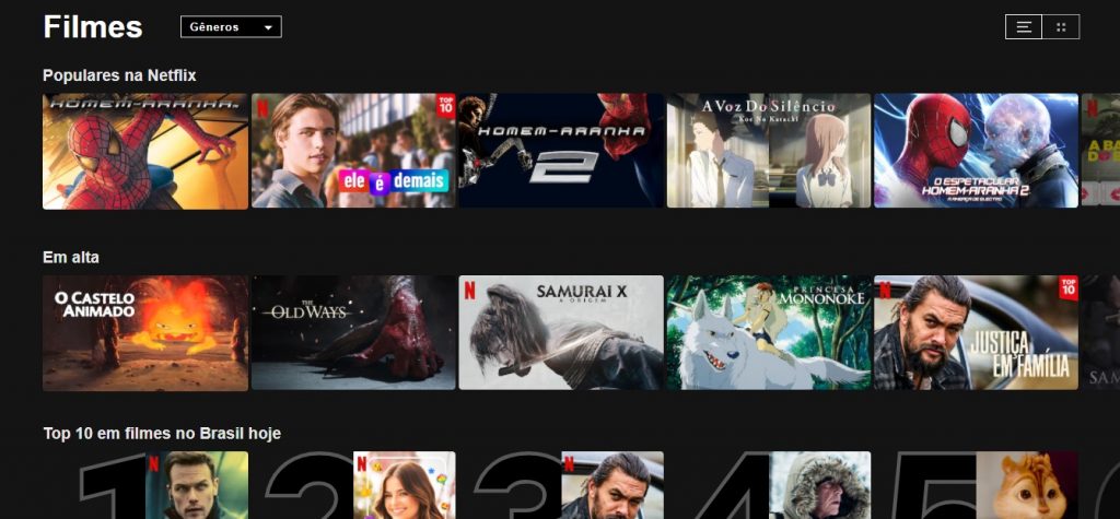filmes recomendados netflix
