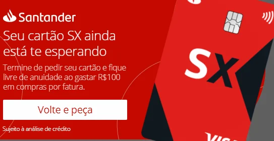 sx cartão de crédito