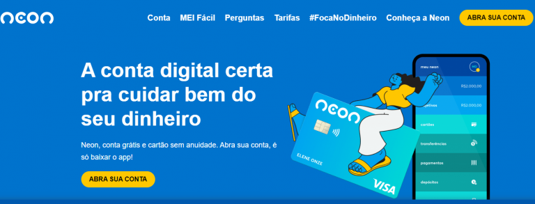 cartão de crédito Neon