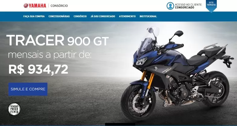 Consórcio Yamaha: Como comprar online? 14 Consórcio Yamaha