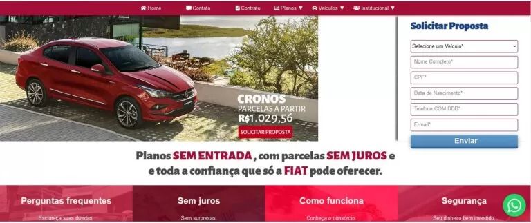 Consórcio Fiat - Foto Principal