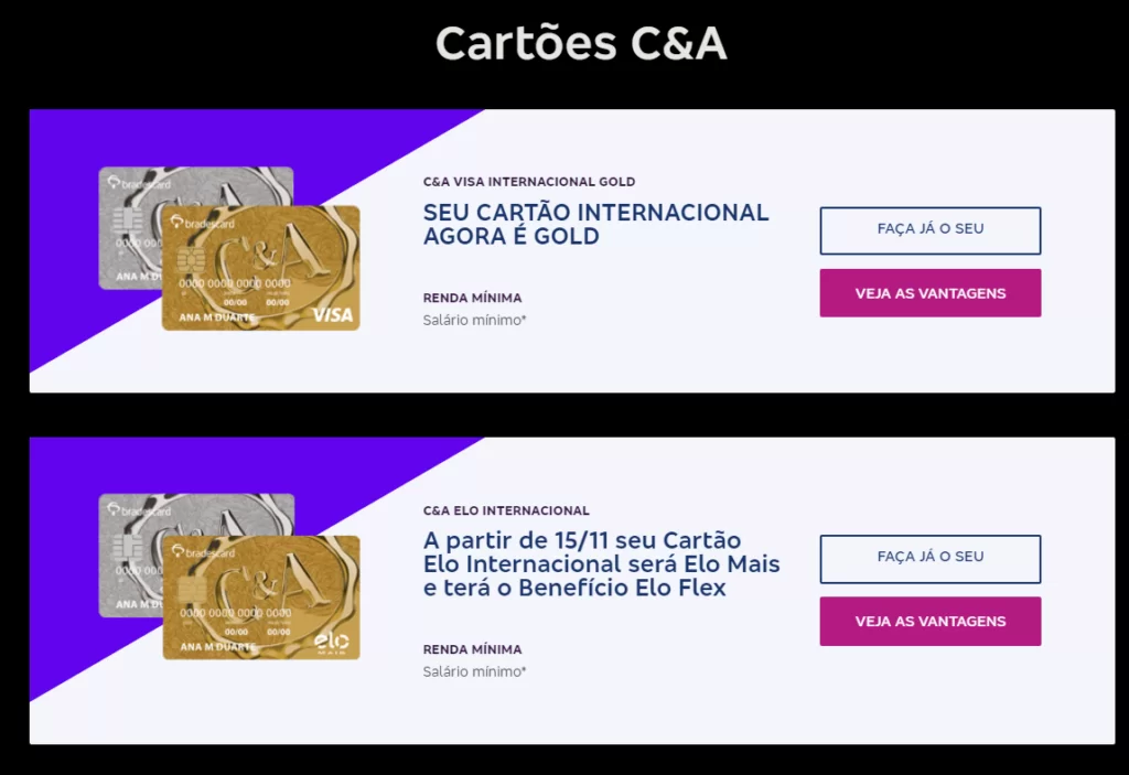 Cartão C&A Bradescard: como solicitar o seu online? 22 c&a bradescard - foto principal