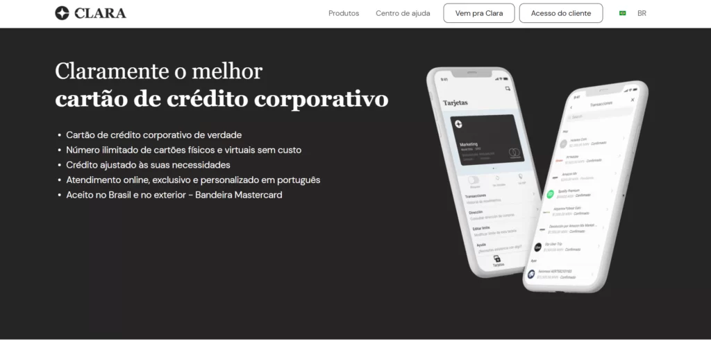 Clara cartão de crédito - Foto principal