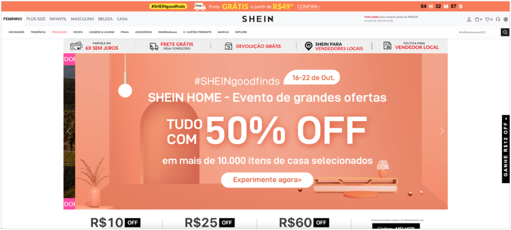 como ganhar roupa de graca na shein - destaque