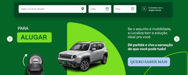 aluguel de carros Localiza