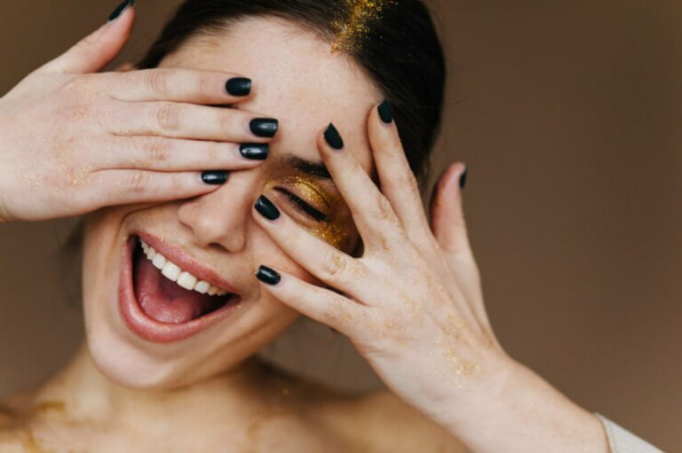 ideias de unhas pretas