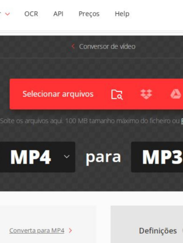 Como converter MP4 para MP3