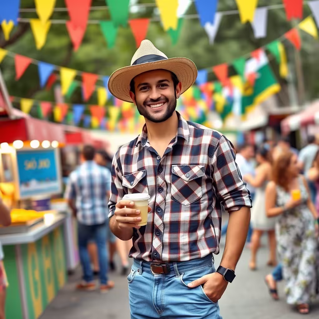 Look de festa junina para lugares mais quentes